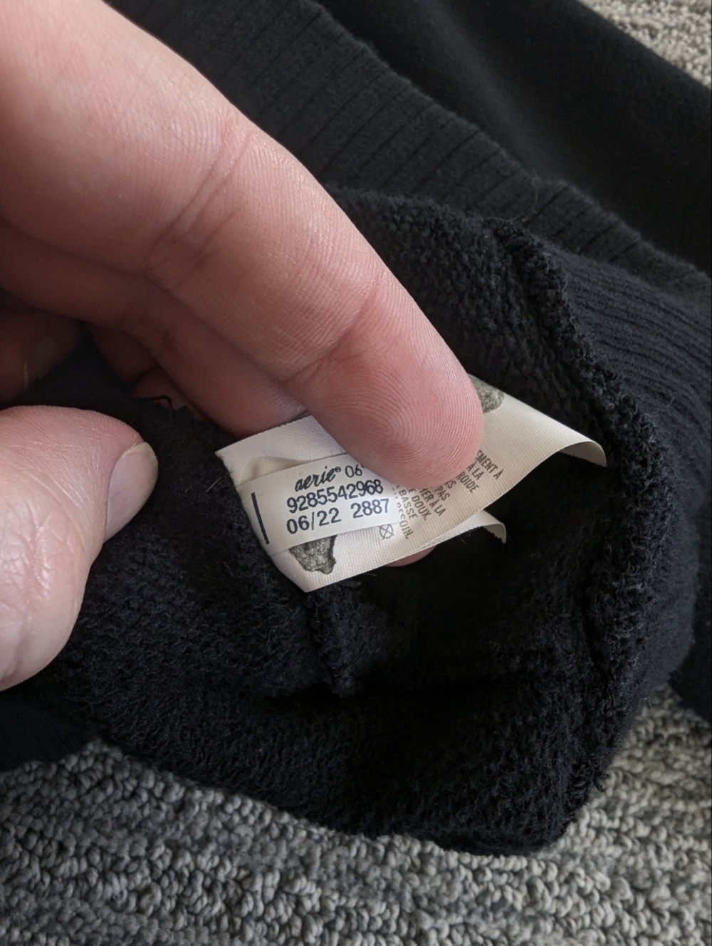Aerie Down-to-Earth Quarter Zip Pullover Sweatshirt Oversized Slouchy - Picture 9 of 9